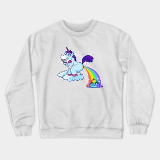 Rainbow Unicorn Poop Crewneck Sweatshirt